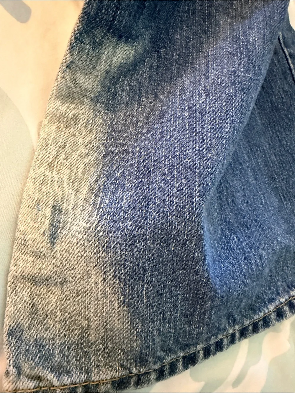 True Religion Jeans Mens Blue Dark Wash Rainbow Billy Straight Leg